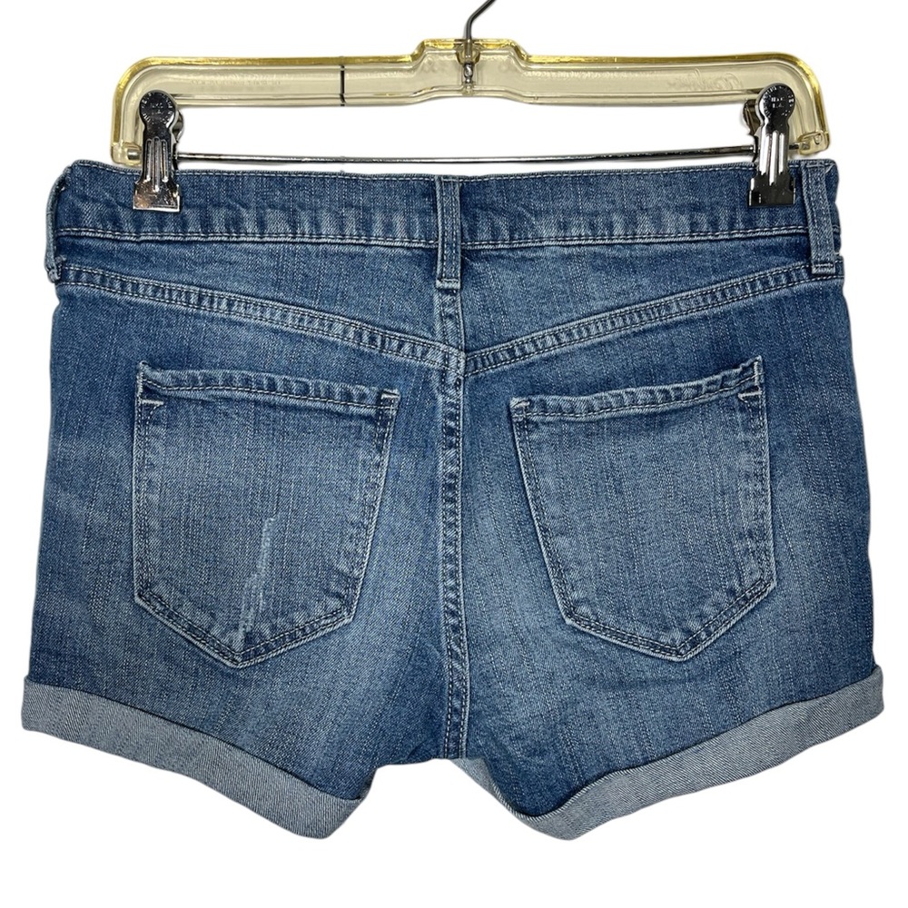 Old Navy Boyfriend Distressed Denim Shorts Size 4 - Picture 4 of 9